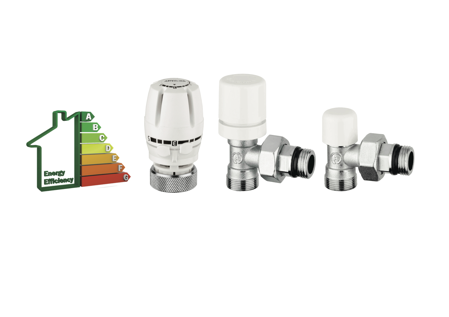 Kit termostatico Arteclima con presetting: massimo comfort, minimo consumo 